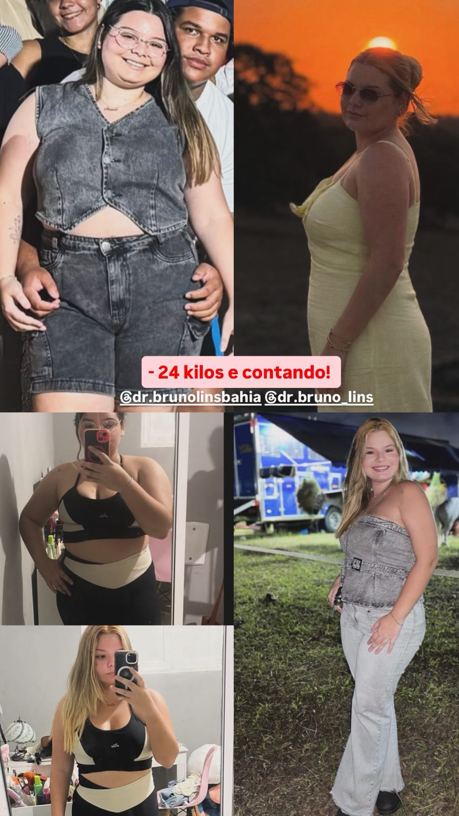 Resultado real de paciente: -24 kg no Protocolo Body Reset